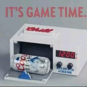 Coors Light Clock with Digital Display